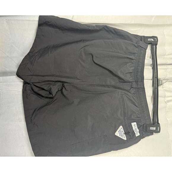 Columbia PFG Shorts Mens Medium Black Omni-Shade Fishing Gear Mesh Lined Outdoor - Picture 4 of 7
